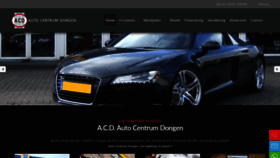 What Autocentrumdongen.nl website looked like in 2020 (3 years ago)