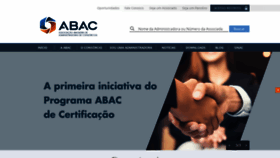 What Abac.org.br website looked like in 2020 (3 years ago)