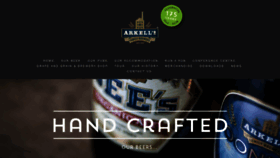What Arkells.com website looked like in 2020 (3 years ago)