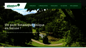 What Arboretum.ch website looked like in 2020 (3 years ago)