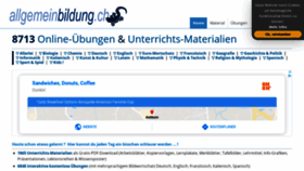 What Allgemeinbildung.ch website looked like in 2020 (3 years ago)