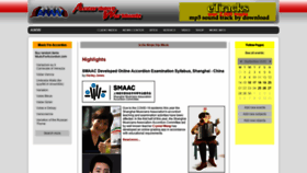 What Accordions.com website looked like in 2020 (3 years ago)
