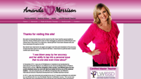 What Amandamorrison.net website looked like in 2020 (3 years ago)