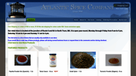 What Atlanticspice.com website looked like in 2020 (3 years ago)