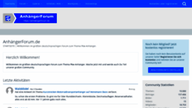 What Anhaengerforum.de website looked like in 2020 (3 years ago)