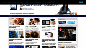 What Accademiatelematica.it website looked like in 2020 (3 years ago)