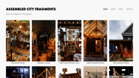 What Assembledcityfragments.com website looked like in 2020 (3 years ago)