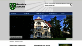 What Aumuehle.de website looked like in 2020 (3 years ago)