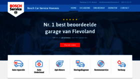 What Autobedrijfhoevens.nl website looked like in 2020 (3 years ago)