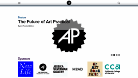 What Artpractical.com website looked like in 2020 (3 years ago)