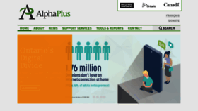 What Alphaplus.ca website looked like in 2020 (3 years ago)