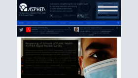 What Aspher.org website looked like in 2020 (3 years ago)