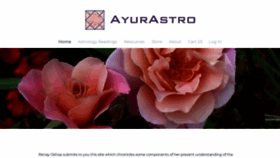 What Ayurastro.com website looked like in 2020 (3 years ago)