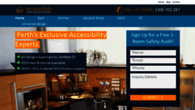 What Accessablehomes.com.au website looked like in 2020 (3 years ago)