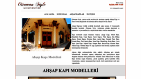 What Ahsapkapimerkezi.com website looked like in 2020 (3 years ago)