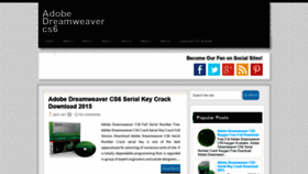 What Adobe-dreamweaver-cs6-serial-key.blogspot.com website looked like in 2020 (3 years ago)