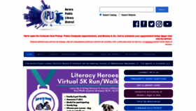 What Aurorapubliclibrary.org website looked like in 2020 (3 years ago)