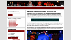 What Arbredenoel.fr website looked like in 2020 (3 years ago)