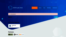 What Alltrust.me website looked like in 2020 (3 years ago)