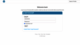 What Arrowat.com website looked like in 2020 (3 years ago)