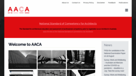 What Aaca.org.au website looked like in 2020 (3 years ago)