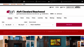 What Aloftbeachwood.com website looked like in 2020 (3 years ago)