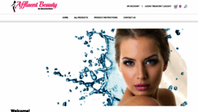 What Affluentbeauty.com website looked like in 2020 (3 years ago)