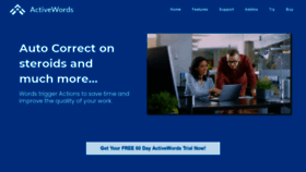 What Activewords.com website looked like in 2020 (3 years ago)