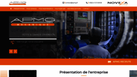 What Apmg.fr website looked like in 2020 (3 years ago)