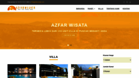 What Azfarwisata.com website looked like in 2020 (3 years ago)