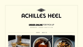What Achillesheelnyc.com website looked like in 2020 (3 years ago)