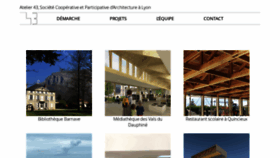 What Atelier43.fr website looked like in 2020 (3 years ago)