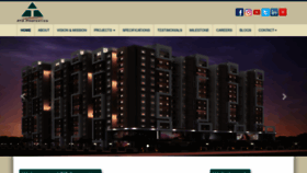 What Atzproperties.in website looked like in 2020 (3 years ago)