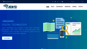 What Adivid.com website looked like in 2020 (4 years ago)
