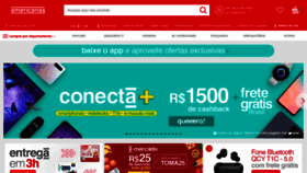 What Americanas.com.br website looked like in 2020 (3 years ago)