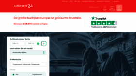 What Autoparts24.eu website looked like in 2020 (3 years ago)