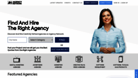 What Agencynetwork.org website looked like in 2020 (3 years ago)