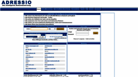What Adressio.de website looked like in 2020 (3 years ago)