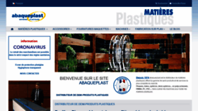 What Abaqueplast.fr website looked like in 2020 (5 years ago)