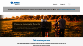 What Allstatebenefits.com website looked like in 2020 (3 years ago)