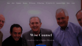 What Askwisecounsel.com website looked like in 2020 (3 years ago)