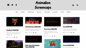 What Animationscreencaps.com website looked like in 2020 (3 years ago)