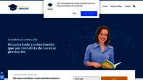What Academiadojornalista.com.br website looked like in 2020 (3 years ago)
