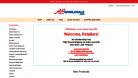 What Aewholesale.com website looked like in 2020 (3 years ago)