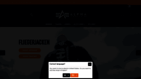 What Alphaindustries.eu website looked like in 2020 (3 years ago)