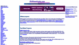 What Affiliateguide.com website looked like in 2020 (3 years ago)