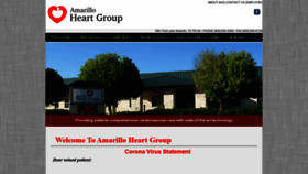 What Amarilloheartgroup.com website looked like in 2020 (3 years ago)
