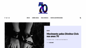 What Ano70.com.br website looked like in 2020 (5 years ago)