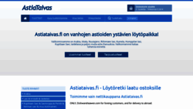 What Astiataivas.fi website looked like in 2020 (3 years ago)
