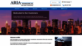 What Ariatech.com website looked like in 2020 (3 years ago)